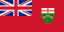Ontario province flag