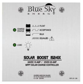Blue Sky 20A / 12V, 15A / 24V MPPT charge controll
