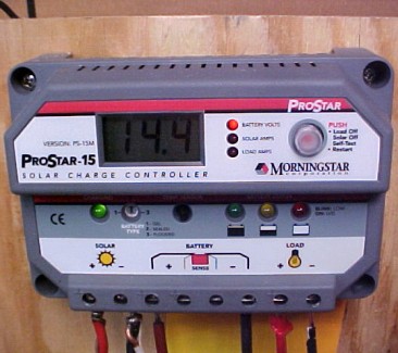 Morningstar Prostar PWM 15A charge controller, 48V