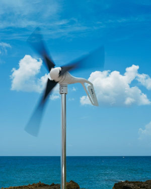 Air Breeze Marine 24V wind turbine with internal r
