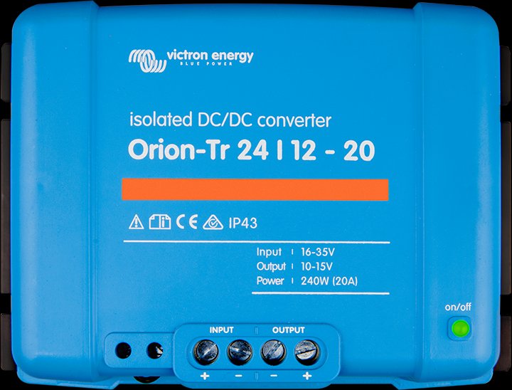 Orion-Tr 24/48-6 (280W), Convertisseur de voltage 