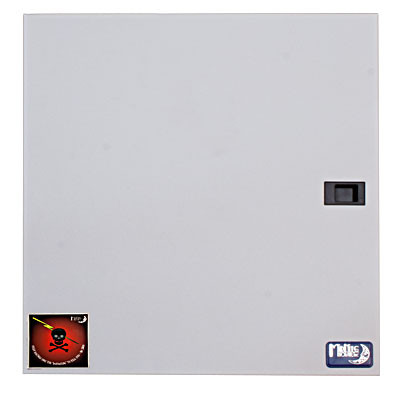 E-Panel for Xantrex inverter, gray steel with 250A