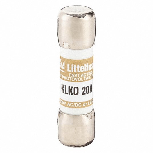 Littelfuse fuse, KLKD, 20A, 600 VDC