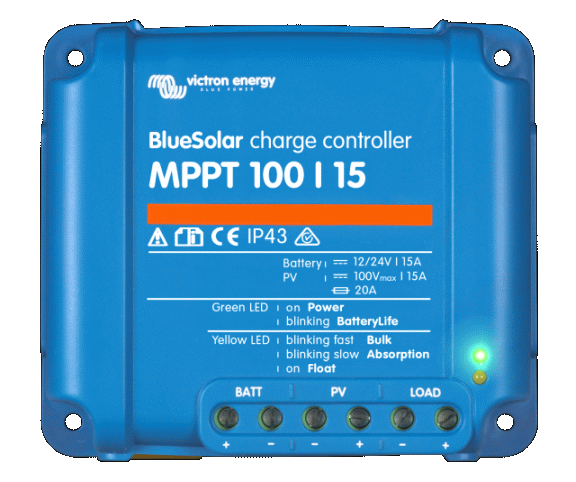 Controleur de charge BlueSolar MPPT 100/15