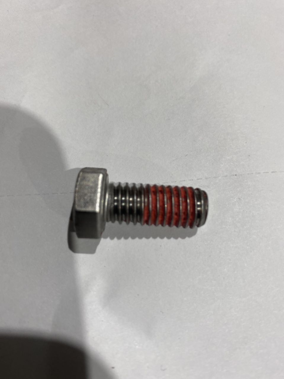 SS Hex Bolt; 3/8-16 x 7/8'' with Loctite