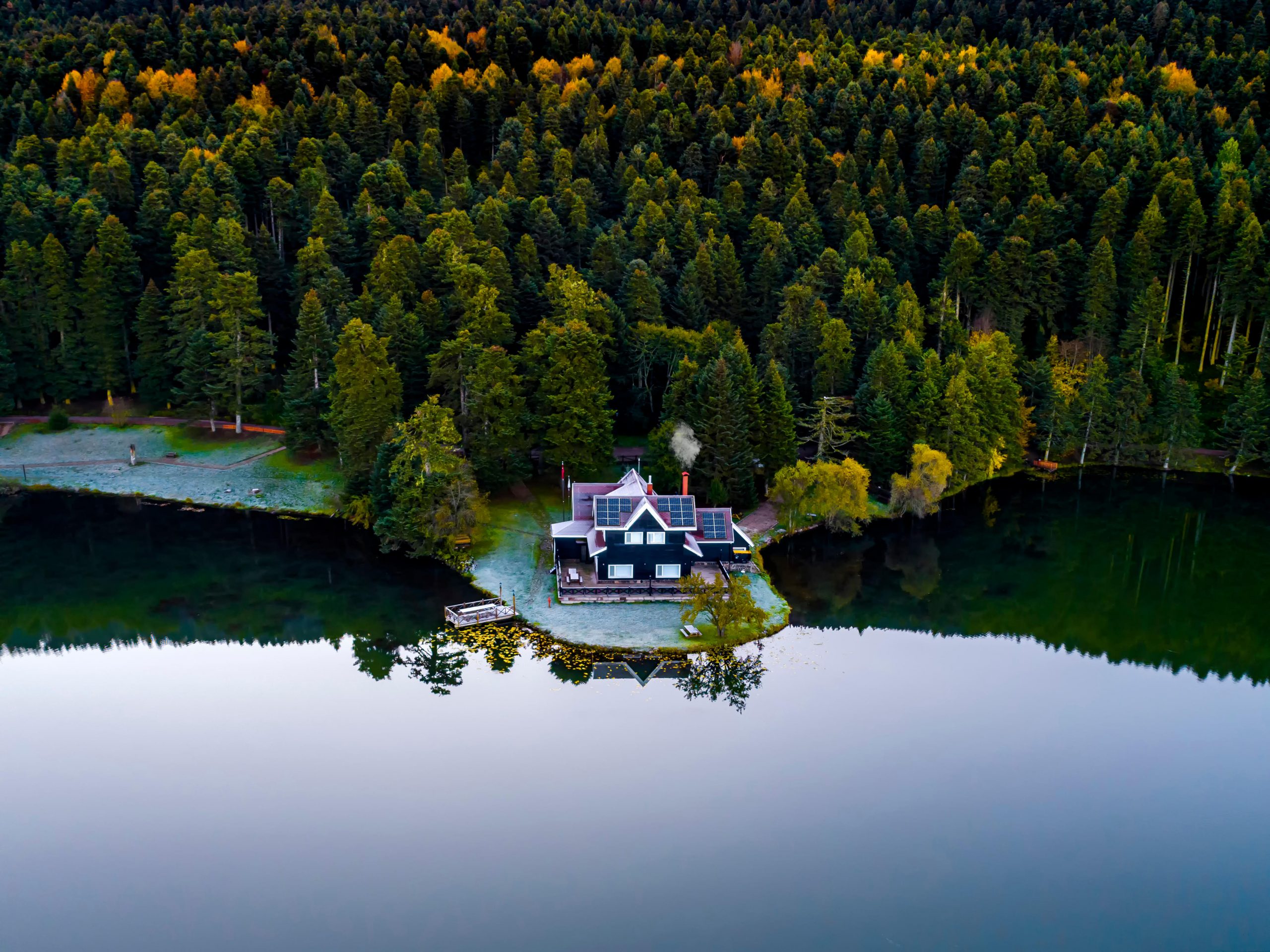 Aerial Golcuk Nature Park. Bolu – Turkey