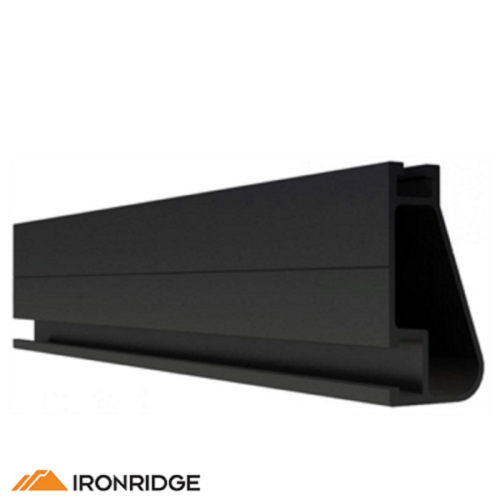 IronRidge XR100 black anodized 168" rail