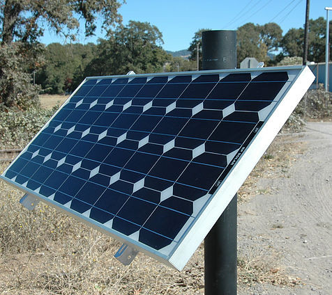 Tamarack Solar side of pole, for a single PV panel