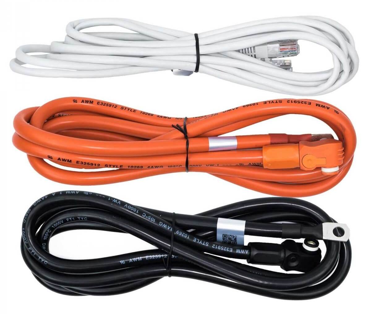 Kits de câbles-LV Pylontech, 2 longs câbles d'al