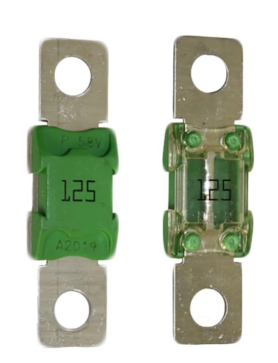 Littelfuse fuse, MEGA, 125A/58V, for 48 VDC produc