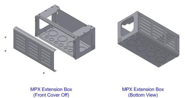 Magnum panel extension box for MPDH-30D enclosure.