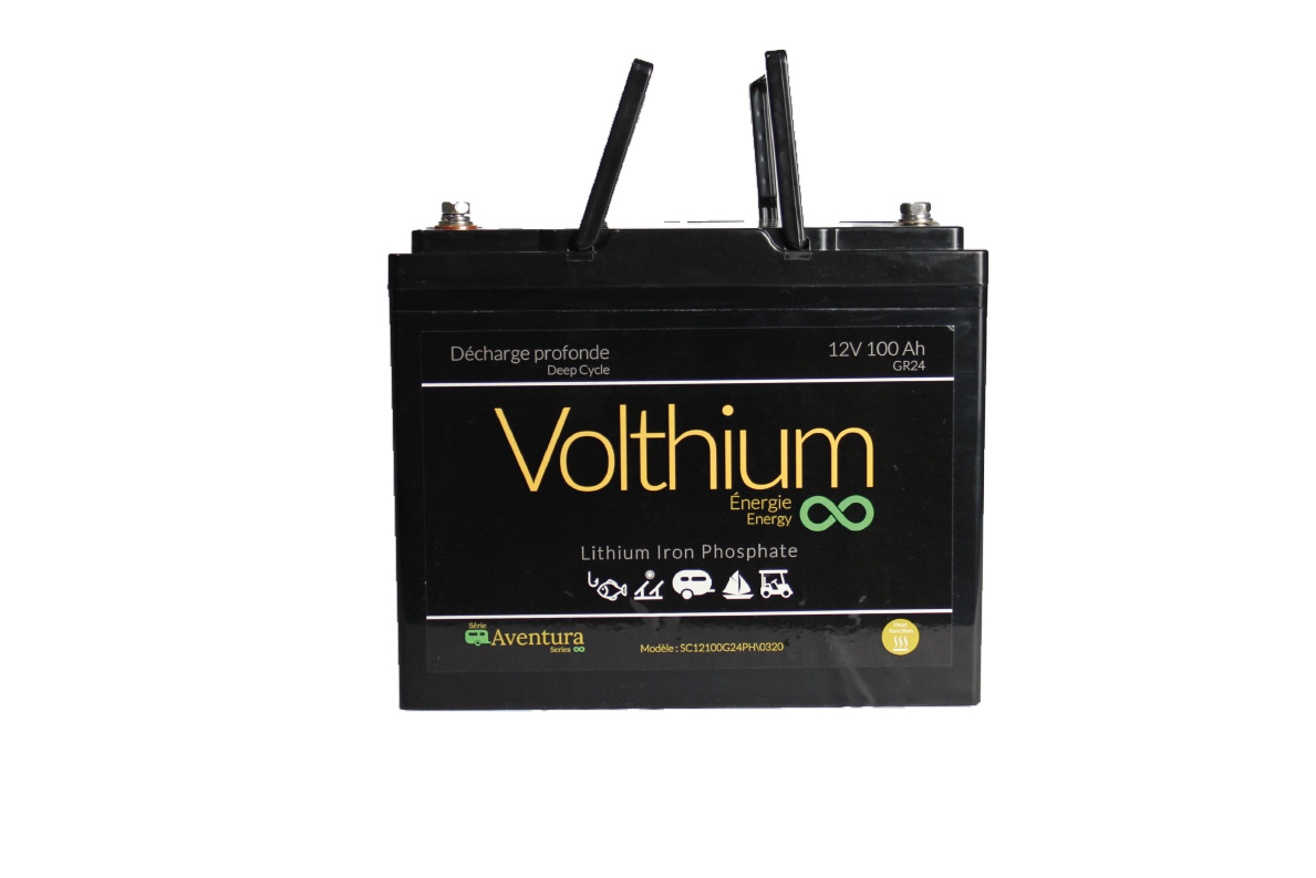 Batterie Aventura, lithium,12V, 100Ah/20h, 1.28 kW