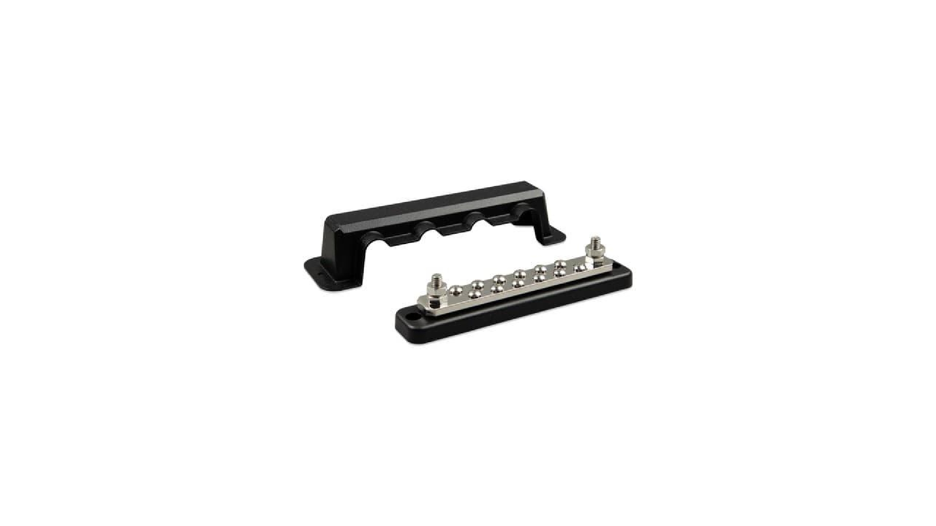 Busbar 250A 2P with 12 screws + cover