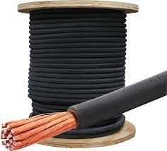 #6 Black Welding Cable, SAE, UL certified, UV resi